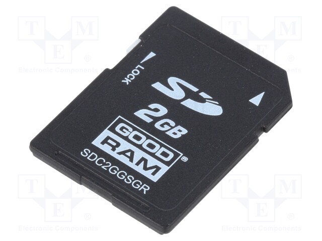 Memory card; industrial; SD,pSLC; 2GB; Class 6; -25÷85°C