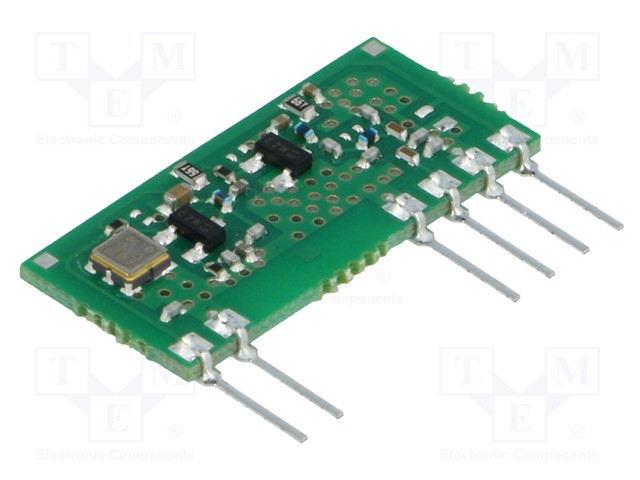 Module: RF; AM transmitter; AM,OOK; 433.92MHz; 3VDC; 5.5mA