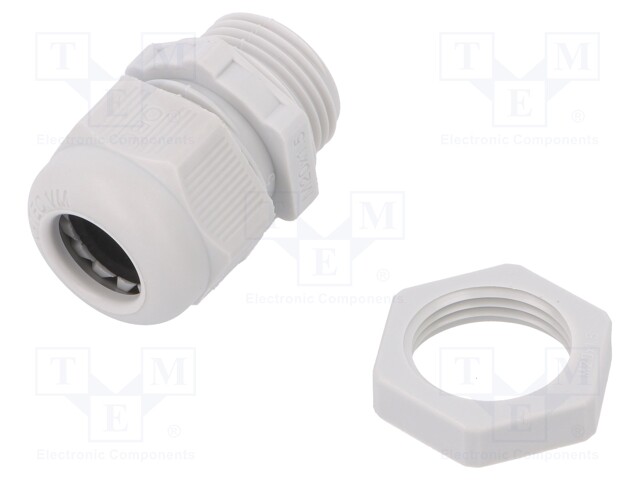 Cable gland; with metric thread; M20; IP68; Mat: polyamide