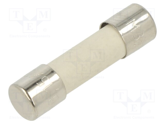 Fuse: fuse; medium time-lag; 3.15A; 250VAC; ceramic,cylindrical