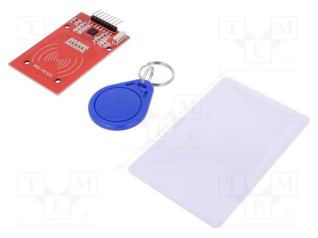 Module: RFID; 3.3VDC; SPI; 40x60mm; RFID cards,module; 13.56Hz