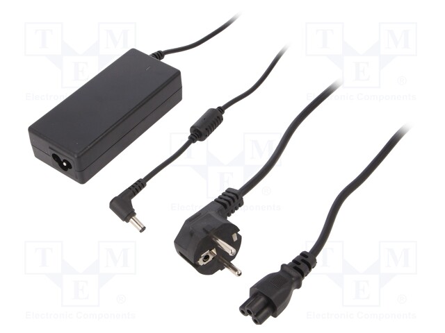 Power supply: switched-mode; 20VDC; 3.25A; Out: 5,5/2,5; 65W