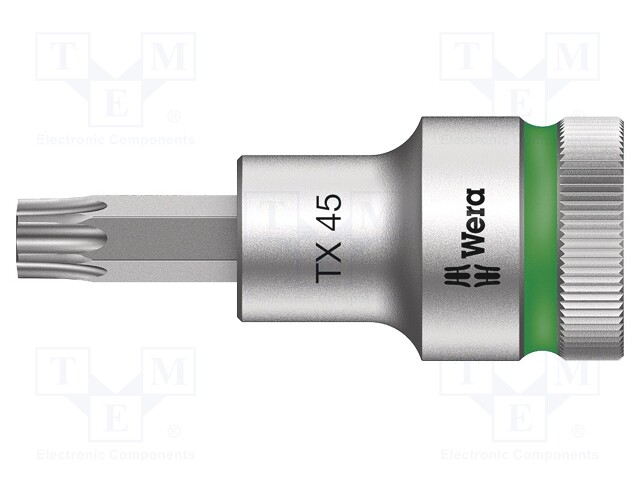 Key; Torx®,socket spanner; TX45; 1/2"; 60mm; Chrom-vanadium steel