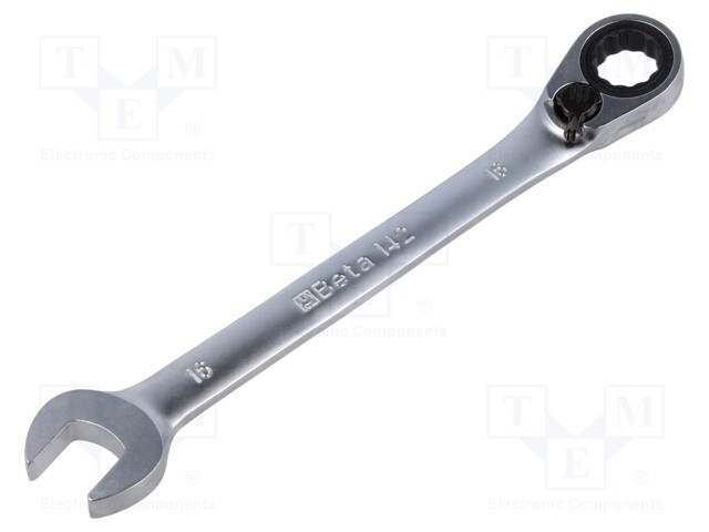 Wrench; combination spanner,with ratchet; 16mm