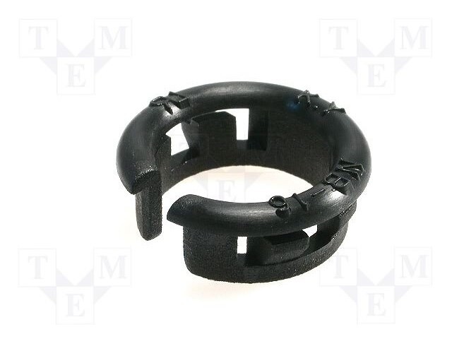 Grommet; polyamide; black; max.1.6mm