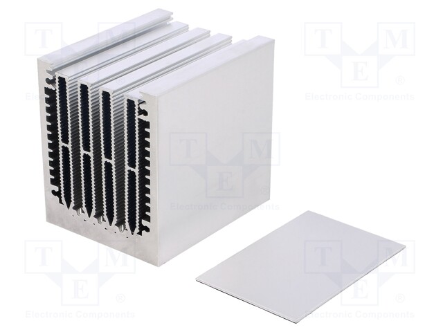 Heatsink: extruded; L: 75mm; W: 62mm; H: 74mm; aluminium; plain; screw