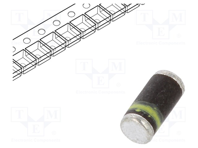 Diode: CRD; single diode; DO213AA; 3÷90V; 21÷29mA; 1W