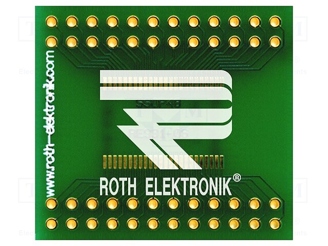 Board: universal; double sided,multiadapter; W: 61.4mm; L: 81.7mm