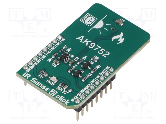 Click board; IR,temperature sensor; I2C; AK9752; 3.3/5VDC