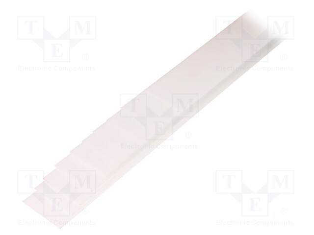 Cover for LED profiles; white; 2m; Kind of shutter: A9; slide