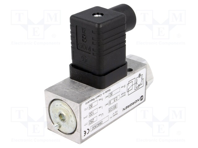 Signalling device; 80bar; Range of val.cntrl: 0.5÷8 bar; G 1/4"