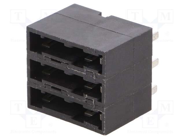 Fuse holder; Mounting: PCB; 15A; Mat: thermoplastic; UL94V-0