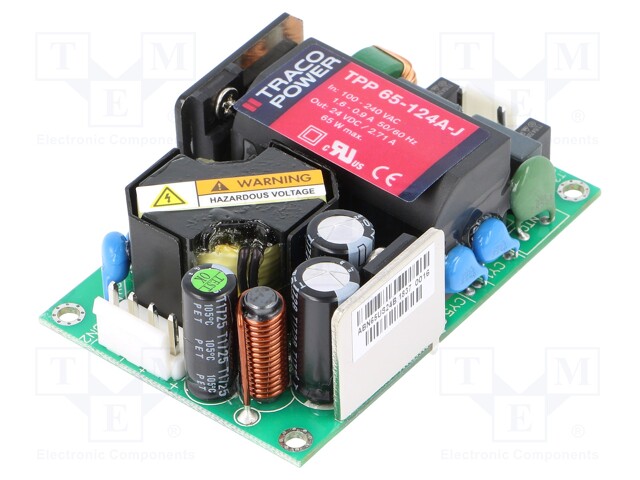 Power supply: switched-mode; 65W; 120÷370VDC; 85÷264VAC; OUT: 1