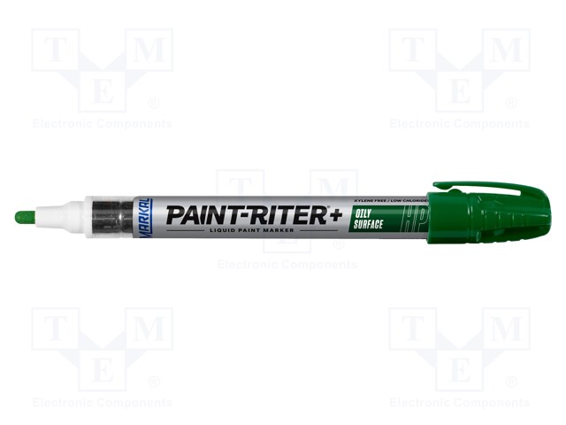 Marker: with liquid paint; green; Pro-Line HP; Tip: round