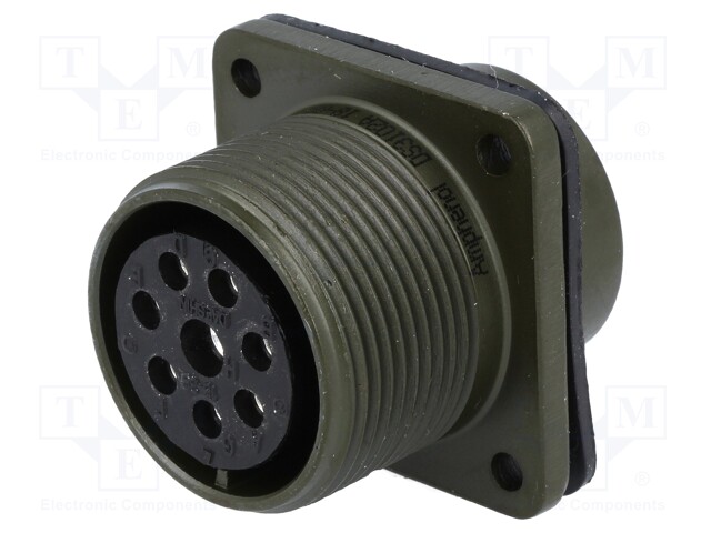 Connector: circular; Series: DS/MS; socket; female; PIN: 8(1+7)