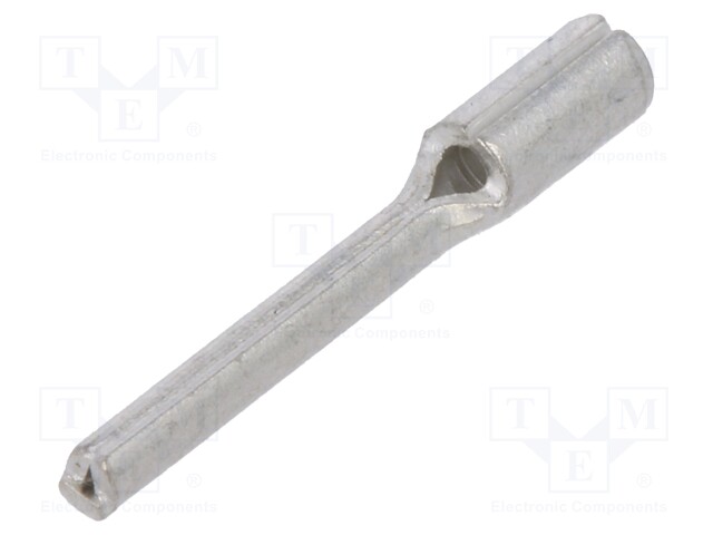 Wire pin terminal; Ø: 1.4mm; 0.5mm2; crimped; for cable; tinned