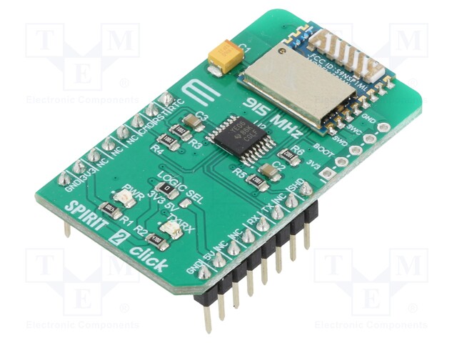 Click board; RF; GPIO,UART; SP1ML; mikroBUS connector; 3.3/5VDC