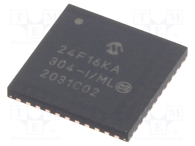 PIC microcontroller; Memory: 16kB; SRAM: 2.048kB; 32MHz; SMD; QFN44