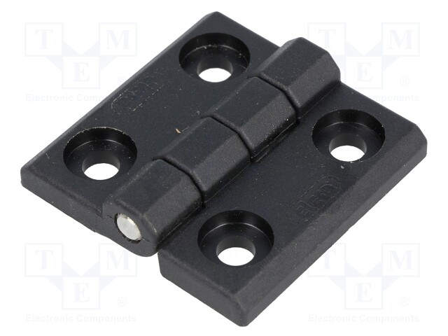 Hinge; Width: 50mm; technopolymer (PA); black; H: 50mm