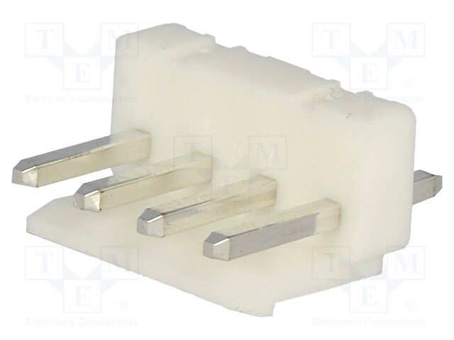 Socket; wire-board; male; NS39; 3.96mm; PIN: 4; THT; 250V; 7A; tinned