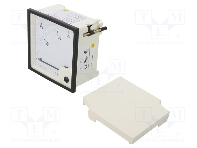 Meter: panel; analogue; 0/100÷200A; True RMS; Iin: 1/2A; Class: 1,5