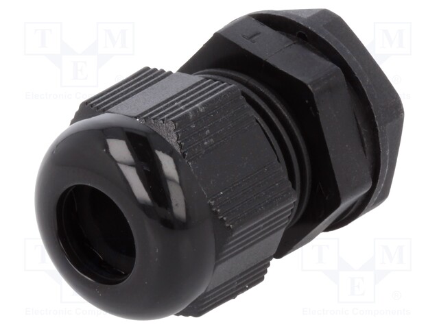 Cable gland; M16; IP66,IP68; Mat: polyamide; black; Pcs: 10