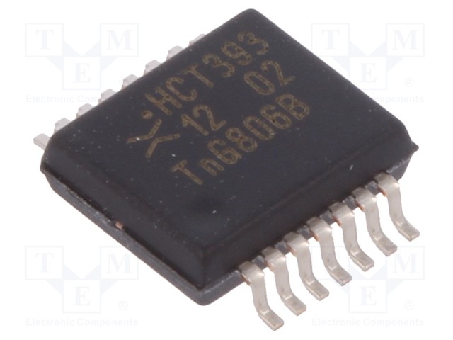 IC: digital; 4bit,binary counter; Channels: 2; Series: HCT; SMD