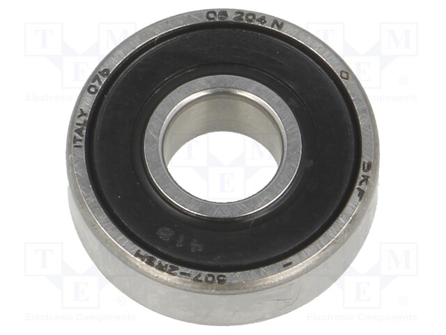 Bearing: single row deep groove ball; Øint: 7mm; Øout: 19mm; W: 6mm