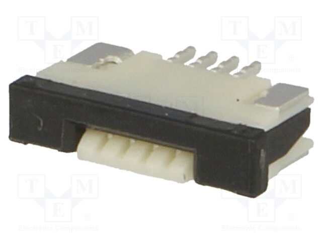 Connector: FFC (FPC); horizontal; PIN: 4; ZIF,top contacts; SMT