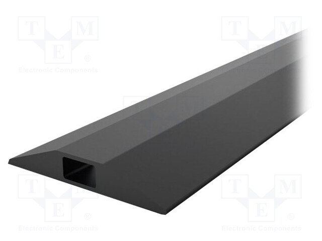 Cable protector; Width: 68mm; L: 9m; Mat: PVC; H: 11mm; Colour: black