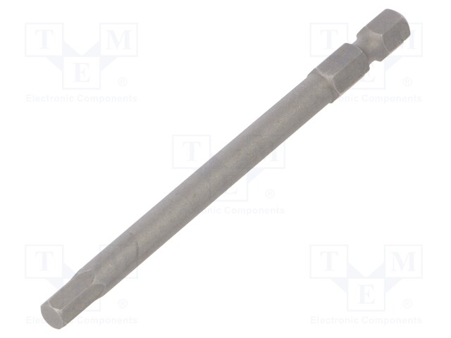 Screwdriver bit; Allen hex key; HEX 5mm; Overall len: 89mm