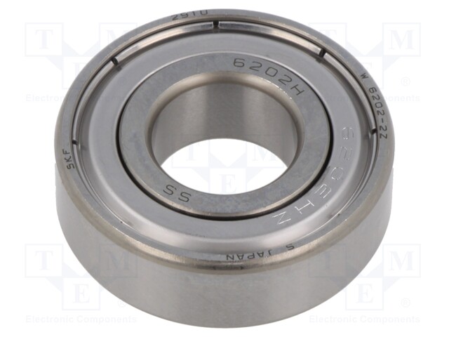 Bearing: single row deep groove ball; Øint: 15mm; Øout: 35mm