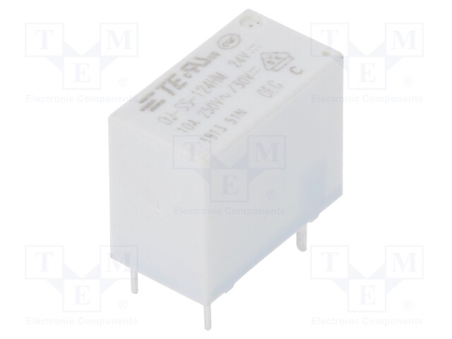 Relay: electromagnetic; SPST-NO; Ucoil: 24VDC; 10A/250VAC; 10A