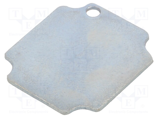 Mounting plate; steel; ALUEIN-RJ01; Plating: zinc