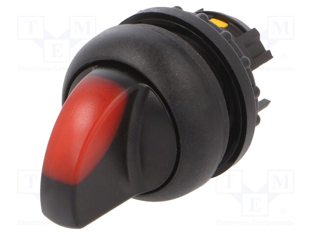 Switch: rotary; Stabl.pos: 1; 22mm; red; Illumin: M22-FLED,M22-LED