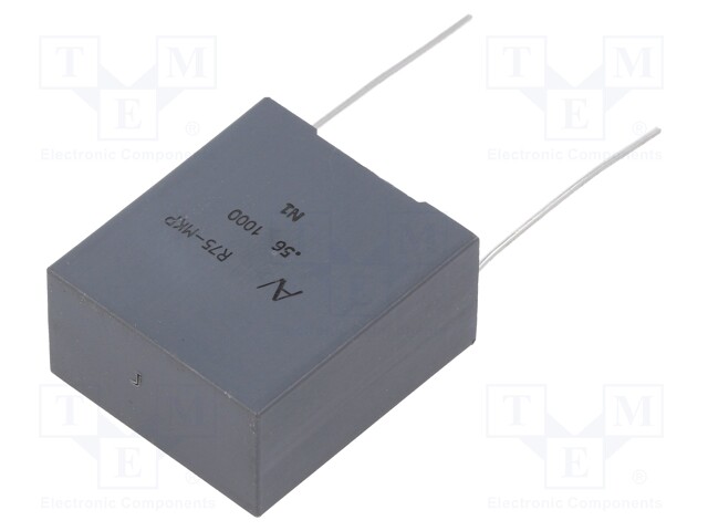 Capacitor: polypropylene; 0.56uF; 22.5mm; ±5%; 26.5x29.5x14.5mm