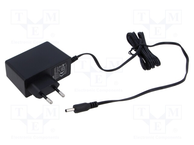 Power supply: switched-mode; mains,plug; 12VDC; 2A; 24W; Plug: EU