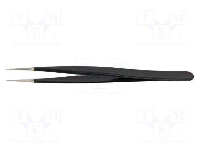 Tweezers; Blade tip shape: sharp; Tweezers len: 125mm; ESD