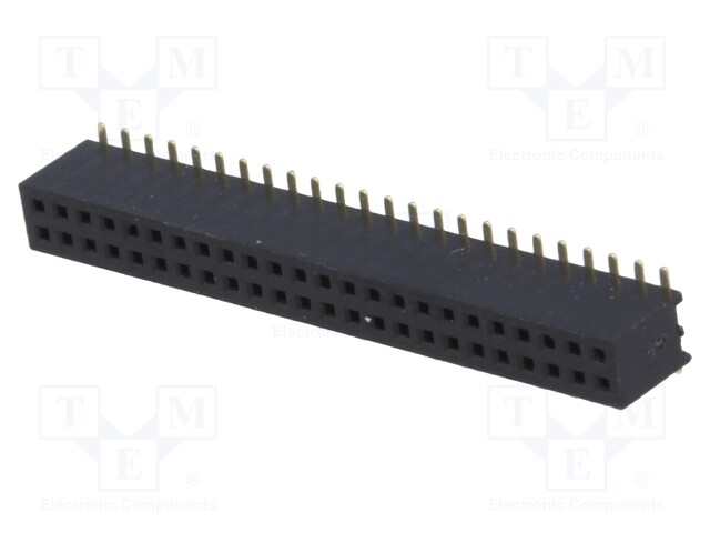 Socket; pin strips; female; PIN: 48; straight; 1.27mm; SMT; 2x24