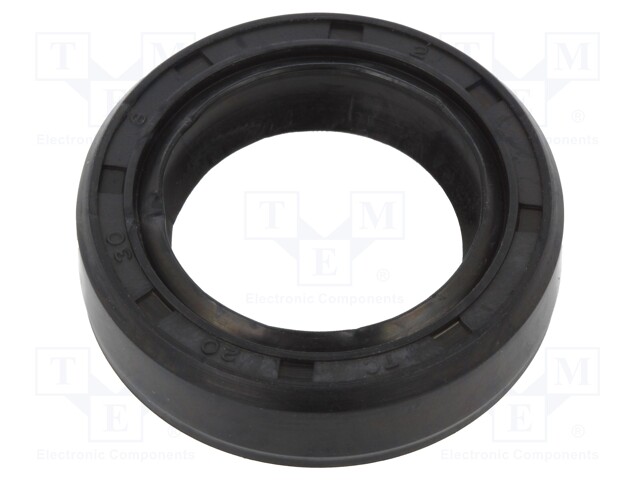 Oil seal; NBR; D: 8mm; -40÷100°C; Shore hardness: 70; Øhole: 30mm