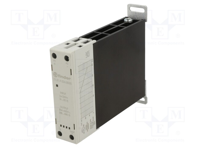 Relay: solid state; Ucntrl: 4÷32VDC; 30A; 48÷480VAC; DIN; -20÷80°C