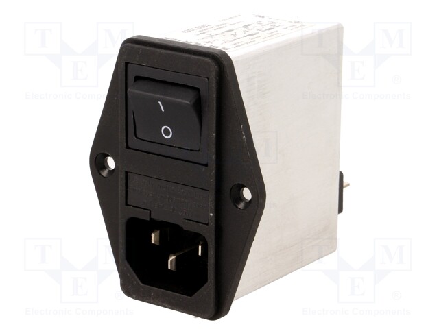 Connector: AC supply; socket; male; 2A; 250VAC; IEC 60320; -25÷85°C