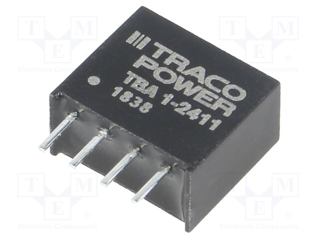 Converter: DC/DC; 1W; Uin: 21.6÷26.4V; Uout: 5VDC; Iout: 200mA; SIP4