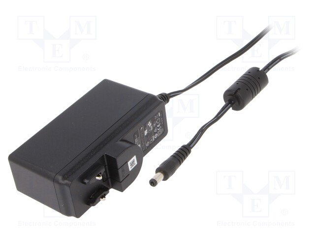 Power supply: switched-mode; voltage source; Out: 5,5/2,1; plug