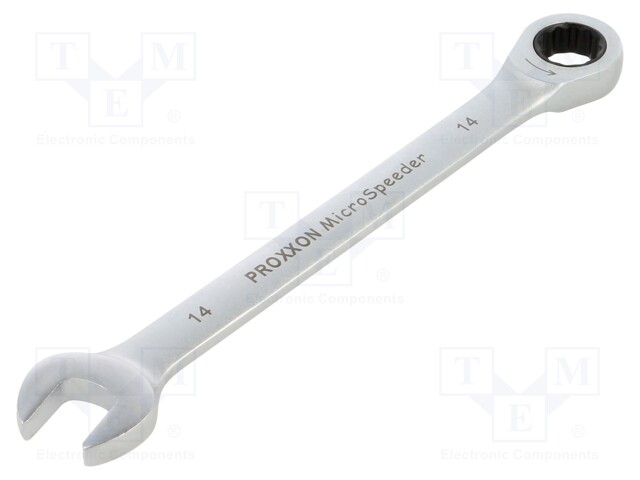 Wrench; combination spanner; 14mm; MicroSpeeder