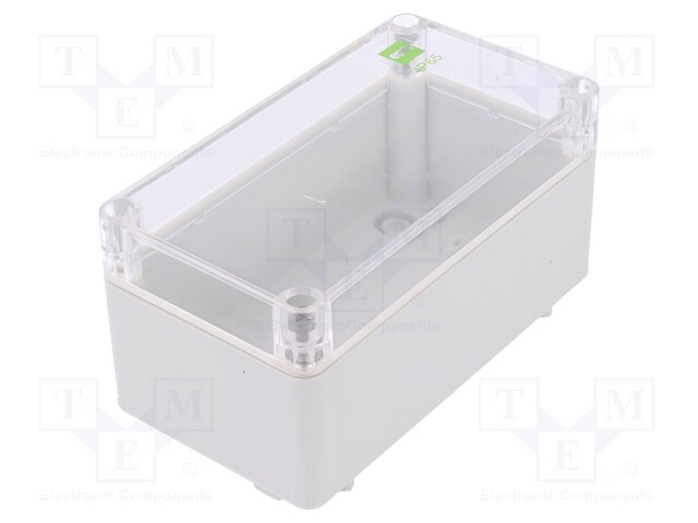 Enclosure: multipurpose; X: 74mm; Y: 135mm; Z: 72mm; INDUSTRIAL; grey