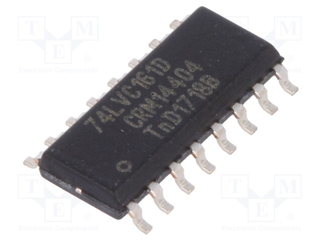 IC: digital; 4bit,asynchronous,binary counter,synchronous; SMD