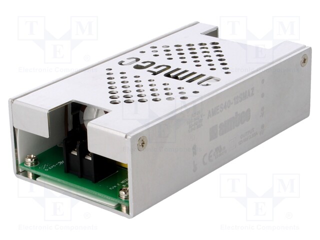 Power supply: switched-mode; volatage source; 40W; 12VDC; 3.33A