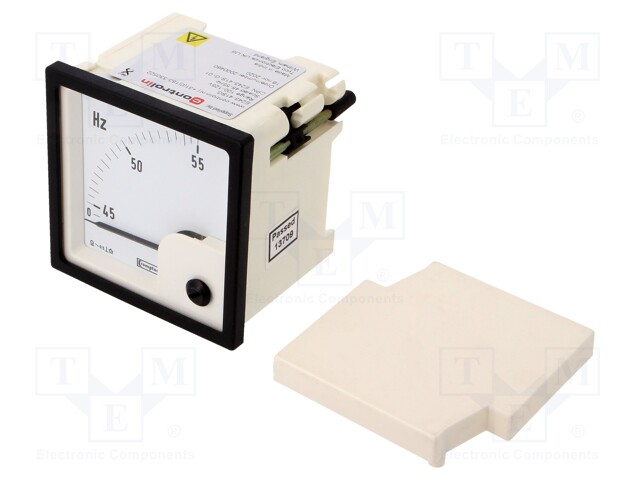 Meter: panel; analogue; 100/125VAC; Class: 0,5; 45÷55Hz; IP52; panel