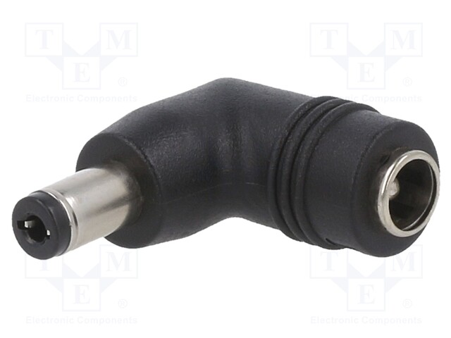 Adapter; Out: 5,5/2,1; Plug: right angle; Input: 5,5/2,1